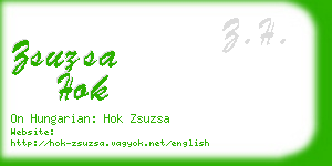 zsuzsa hok business card